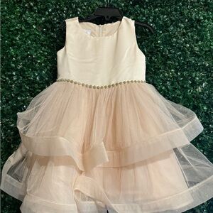4T Cream Kids Dress